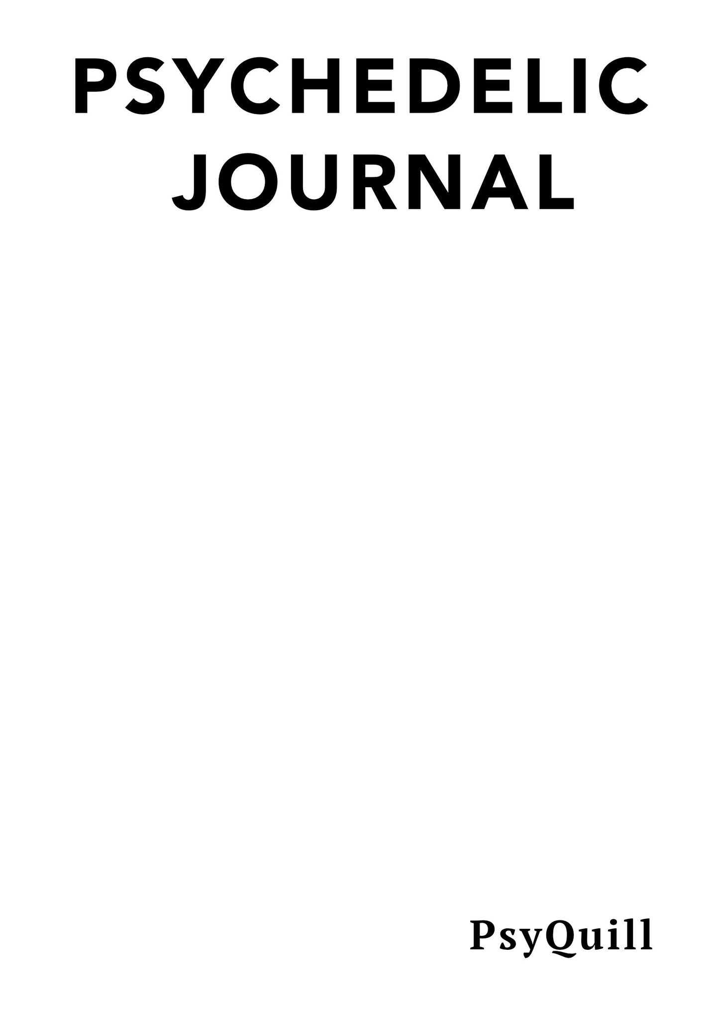 Psychedelic Journal